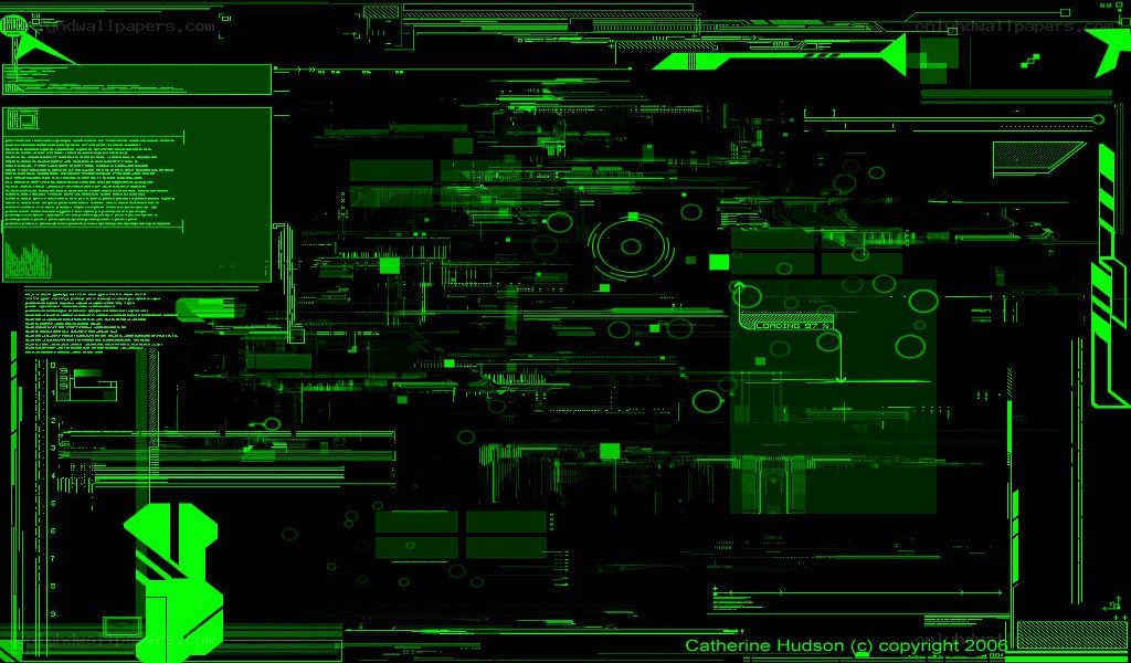 green digital interface