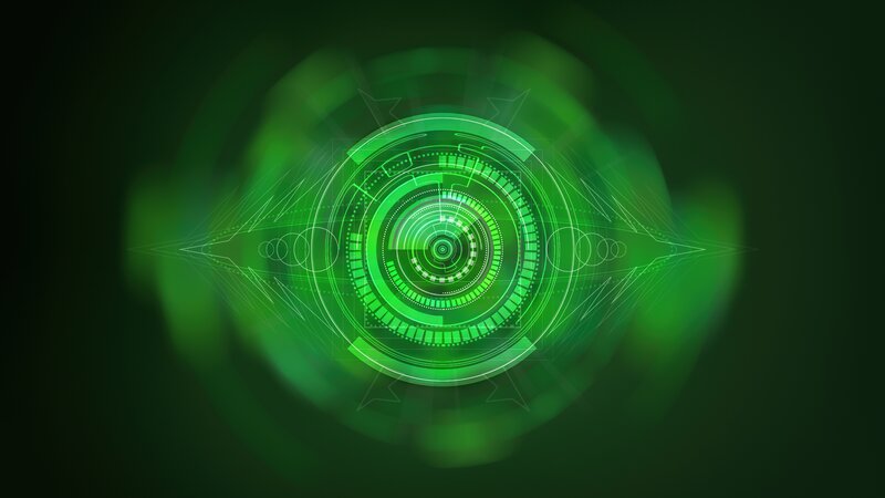 Green Digital Interface — Technological, Digital Art