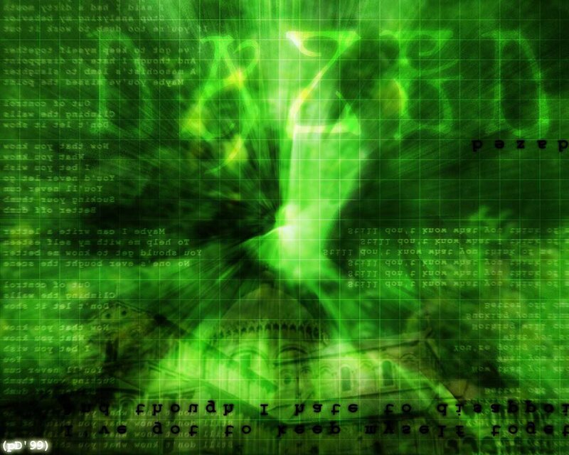 Green Digital Matrix — Dystopian
