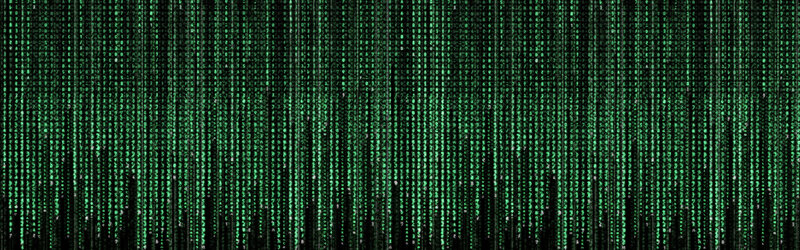 Green Digital Rain — Technological, Digital Art, Digital Code, Matrix Effect