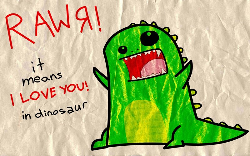 Green Dinosaur Cartoon — Playful, Illustration