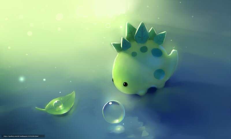 Green Dinosaur Figurine — Serene