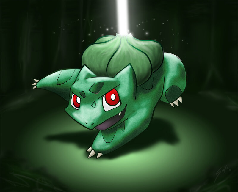 Green Dinosaur-like Creature — Dramatic