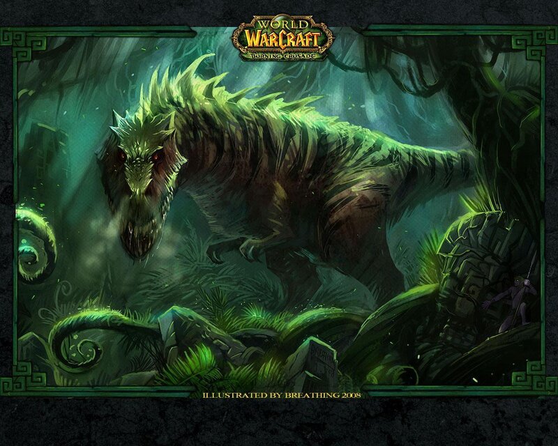 Green Dinosaur-like Creature