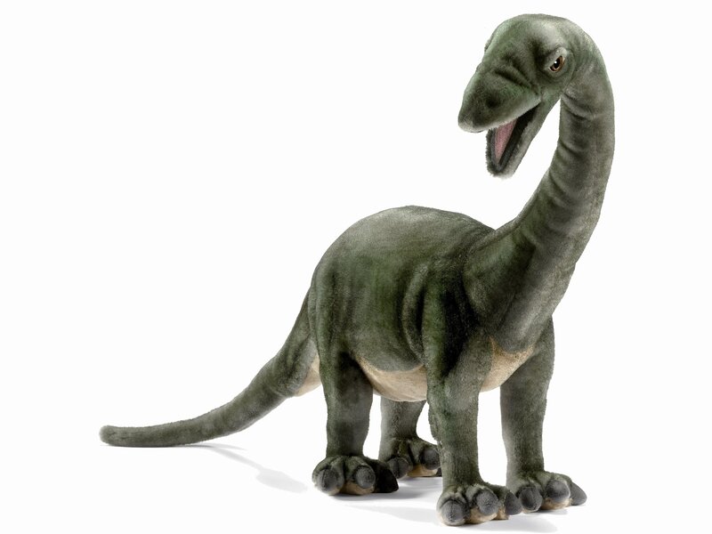 green dinosaur plush toy
