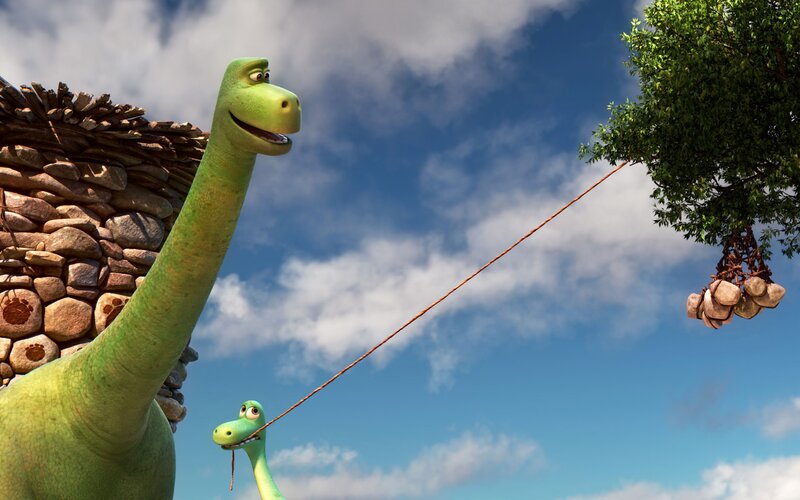 Green Dinosaur Pulling Rope