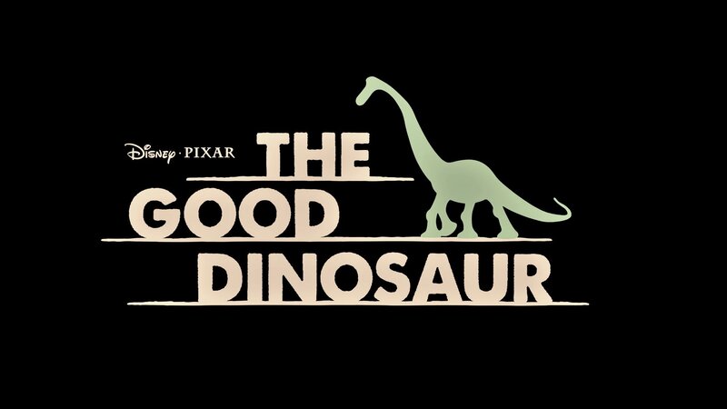 Green Dinosaur Silhouette — Black