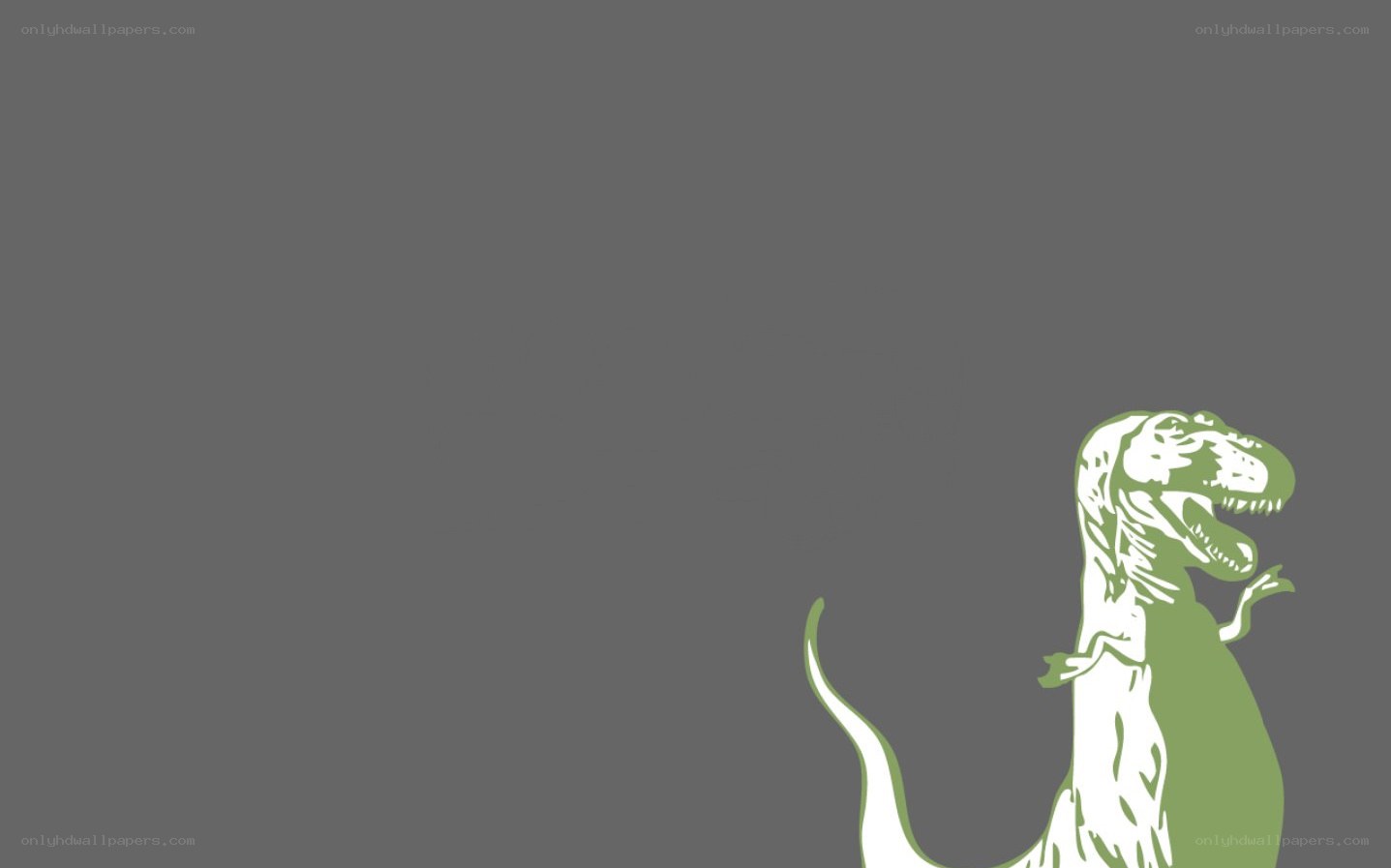 green dinosaur silhouette