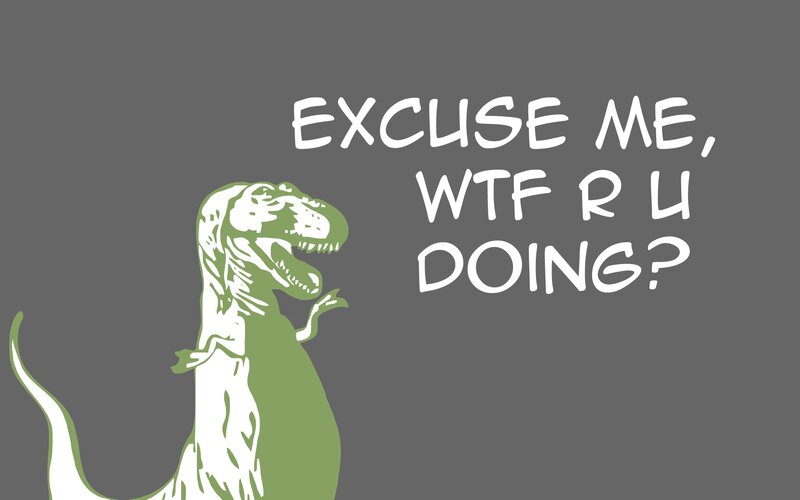 Green Dinosaur Standing