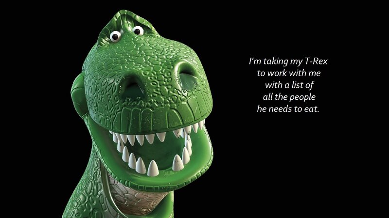 Green Dinosaur Toy — Humorous