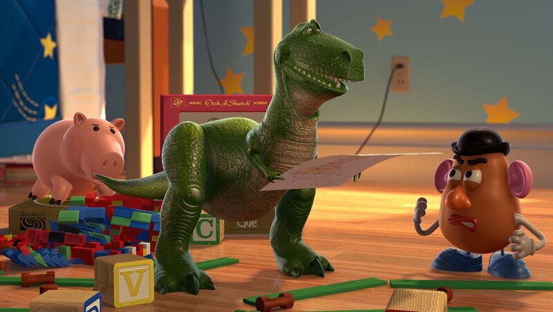 Green Dinosaur Toy — Playful, Afternoon