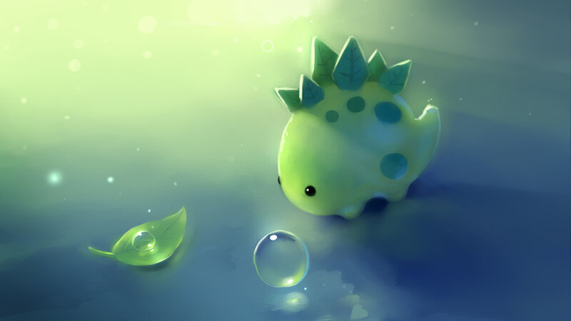 Green Dinosaur Toy — Serene