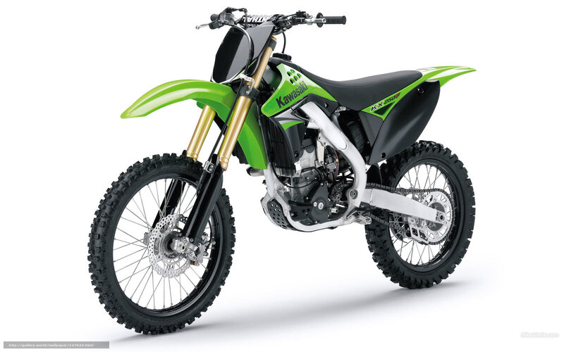 Green Dirt Bike — Neutral, Photograph, Motorcycle, Handlebars, Tires