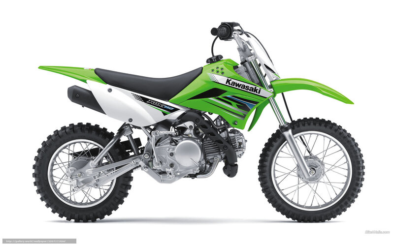 Green Dirt Bike — Neutral, Photograph, Motorcycle, Seat, Wheels