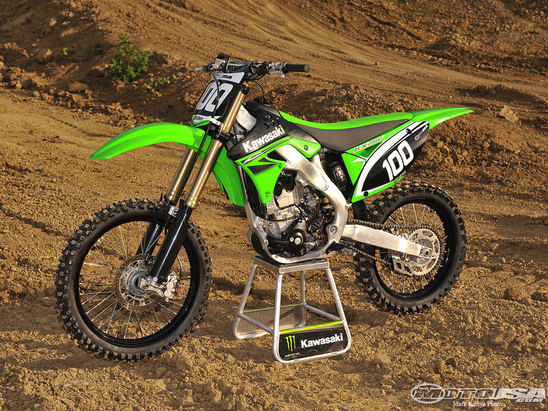 Green Dirt Bike