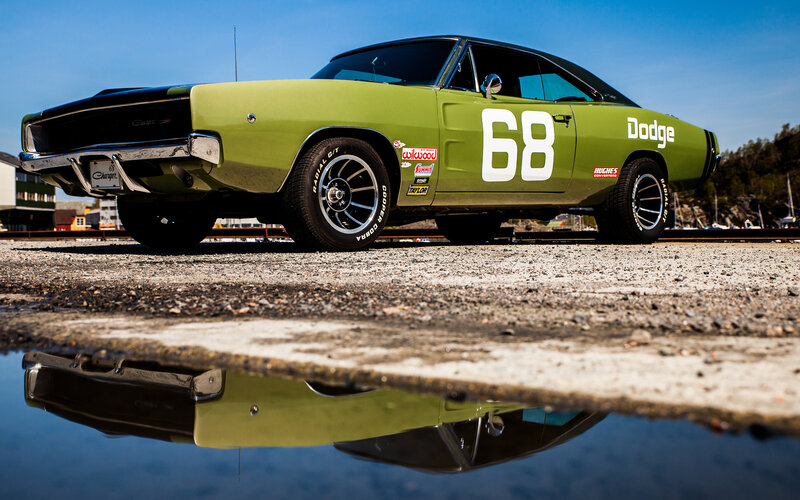 Green Dodge Charger