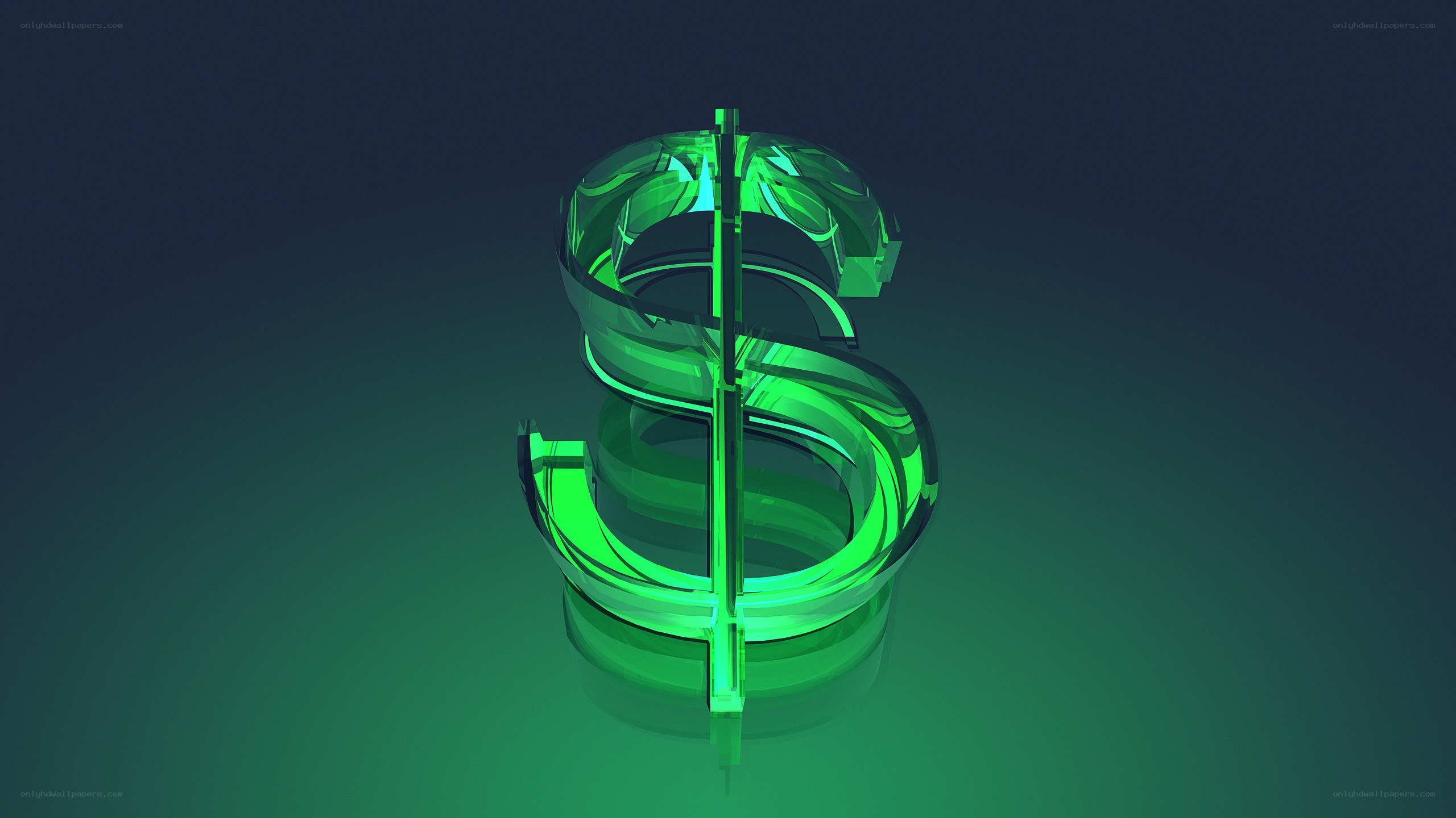 green dollar sign symbol