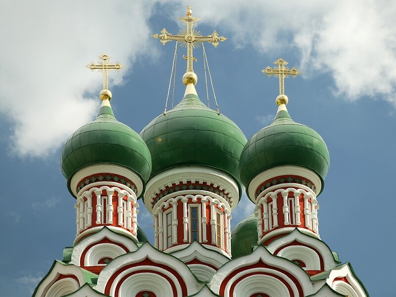 Green Domes of Church