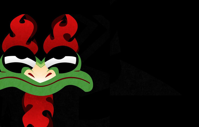 green dragon character art