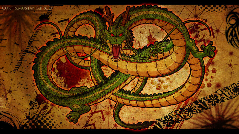 Green Dragon Coiled — Dramatic