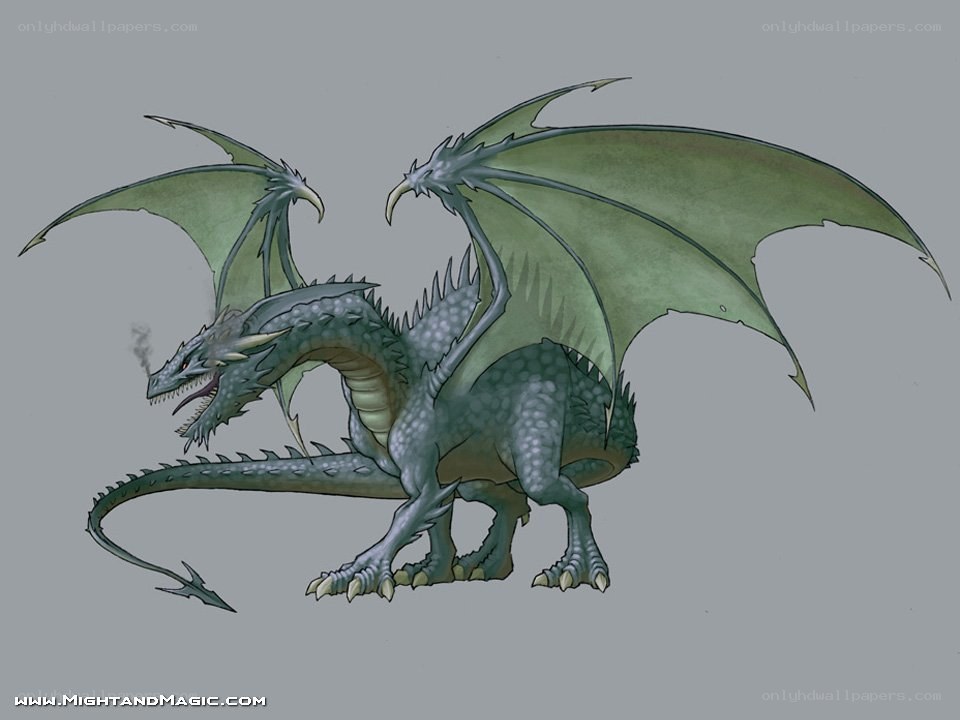 green dragon creature