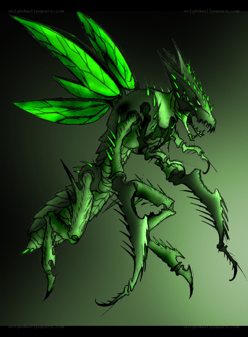 green dragon creature