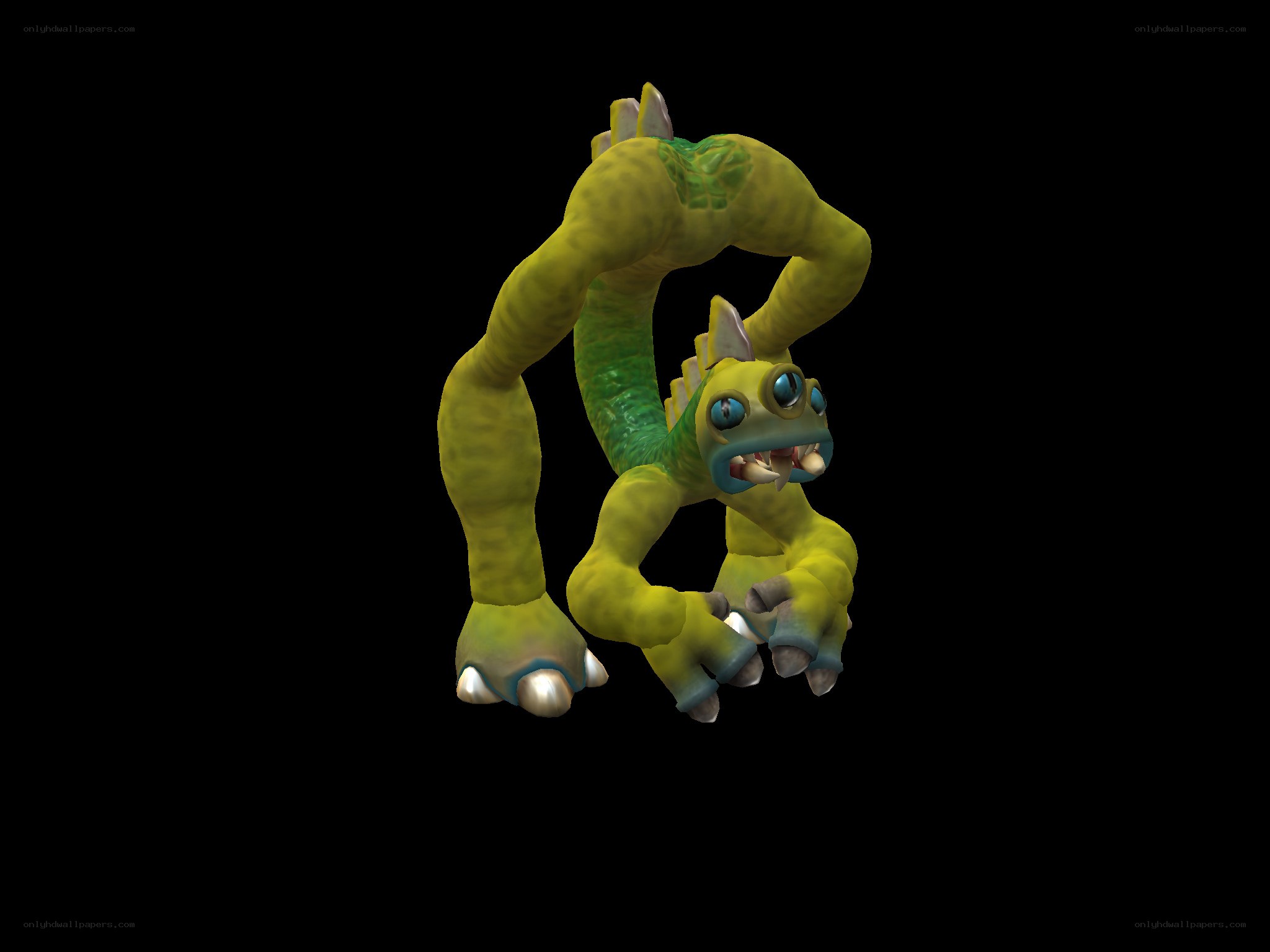 green dragon creature