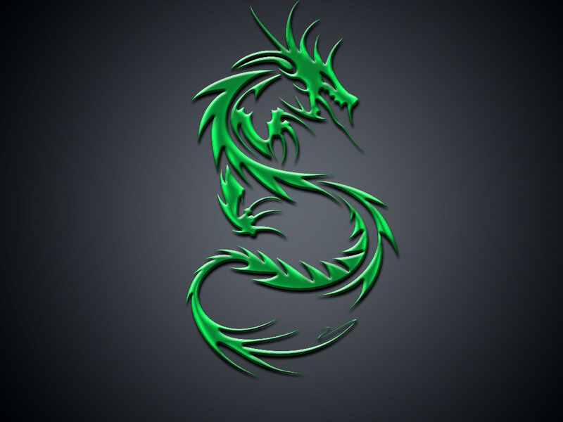 green dragon design