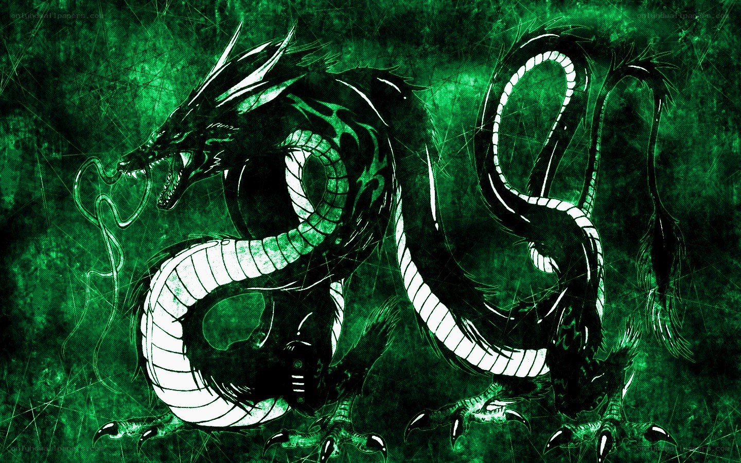 green dragon fantasy artwork