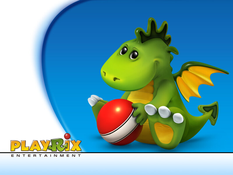 Green Dragon Holding Ball