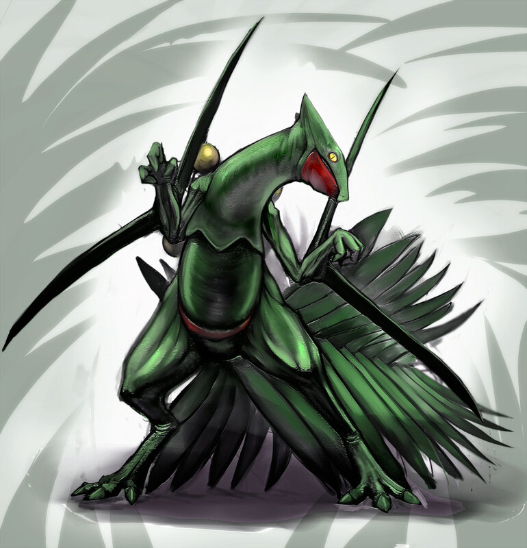 green dragon-like creature