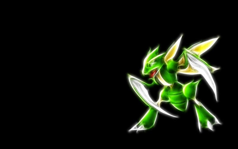 Green Dragon-like Creature — Dramatic, Digital Art, Black Background