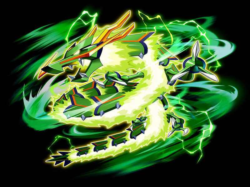 Green Dragon-like Creature — Dramatic