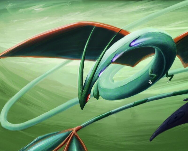 Green Dragon-like Creature — Dynamic