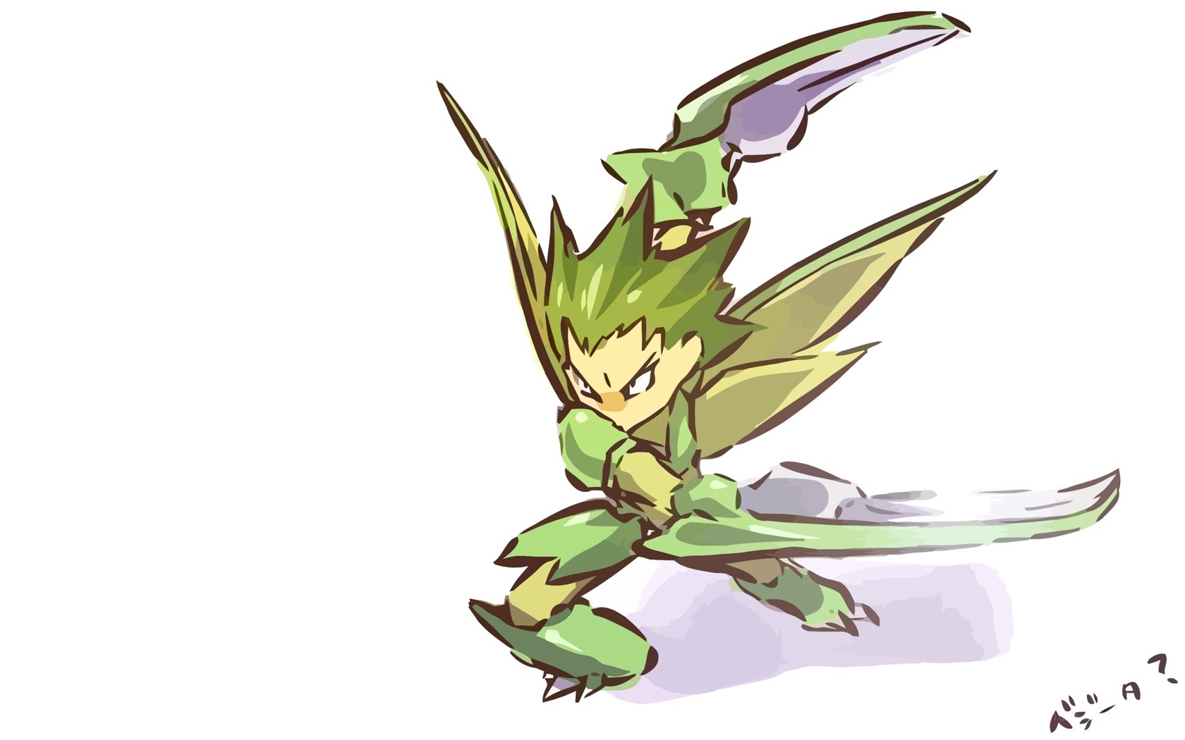 green dragon-like creature