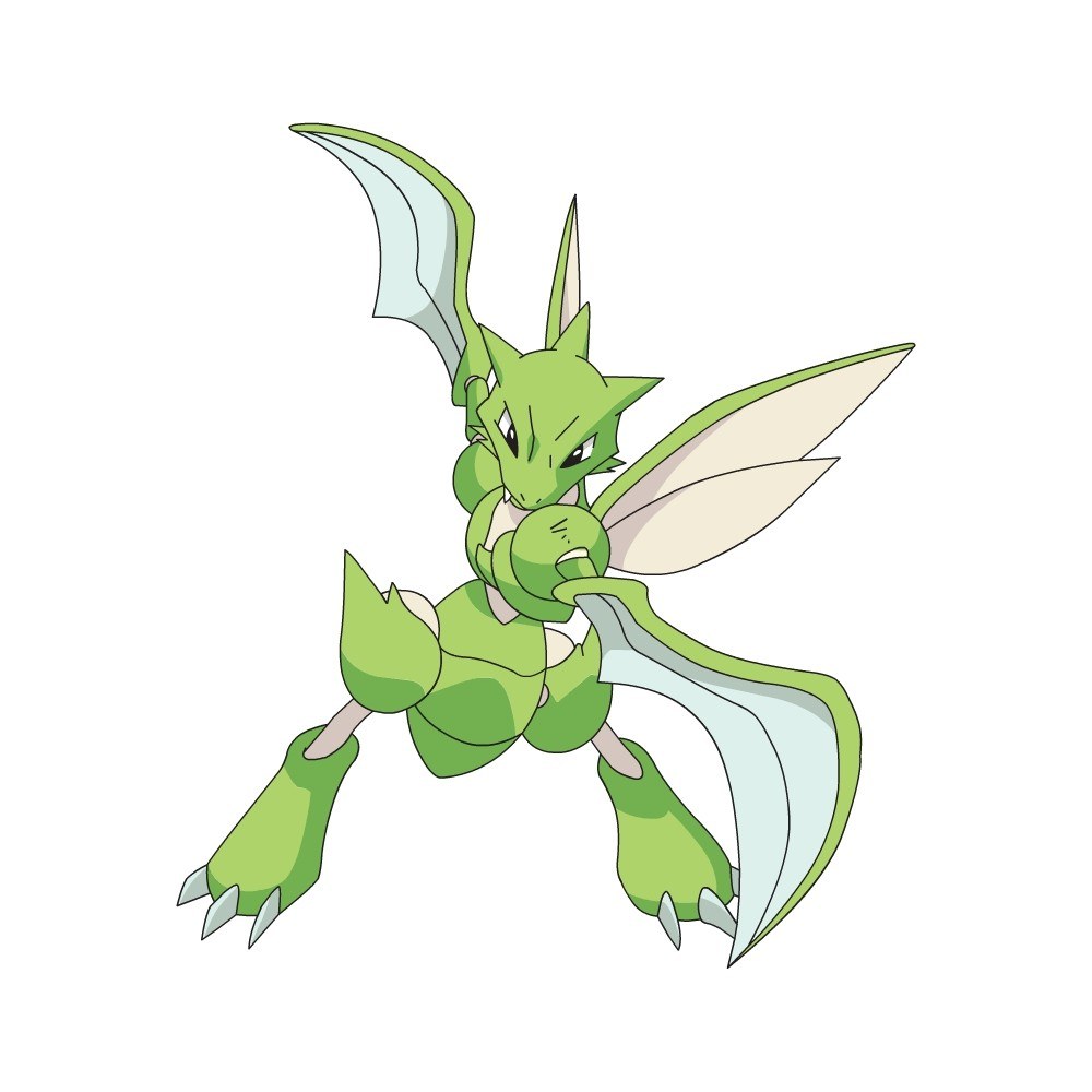Green dragon-like Pokémon