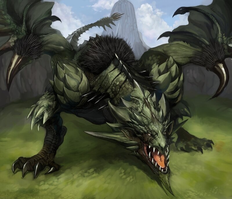 green dragon monster
