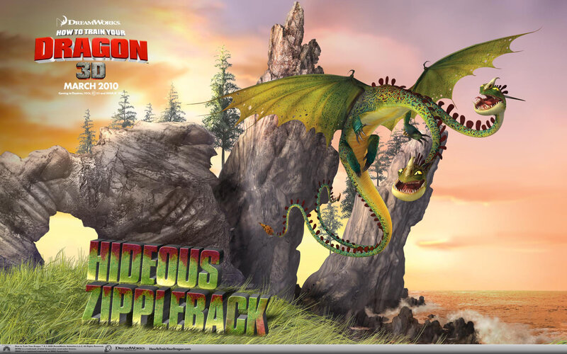 Green Dragon on Rocks