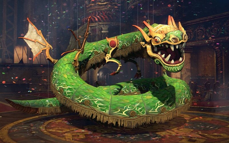 Green Dragon Puppet