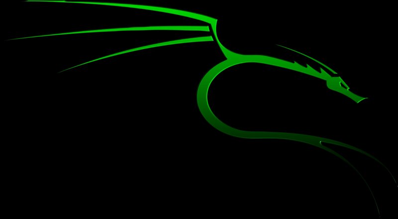 Green Dragon Silhouette — Minimalist