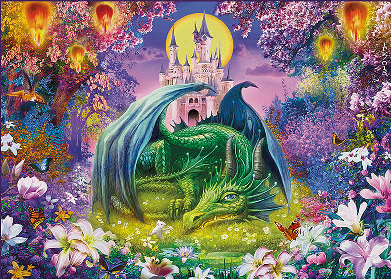 Green Dragon Sleeping