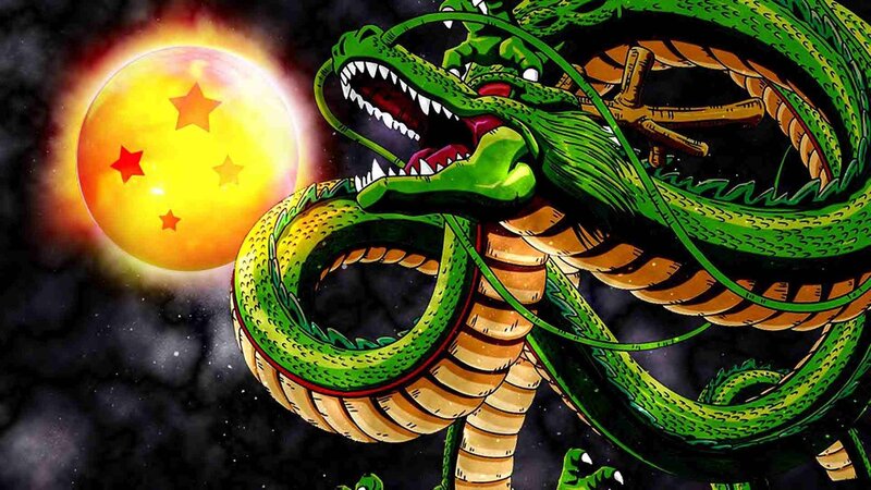 Green Dragon with Stars — Dramatic, Night