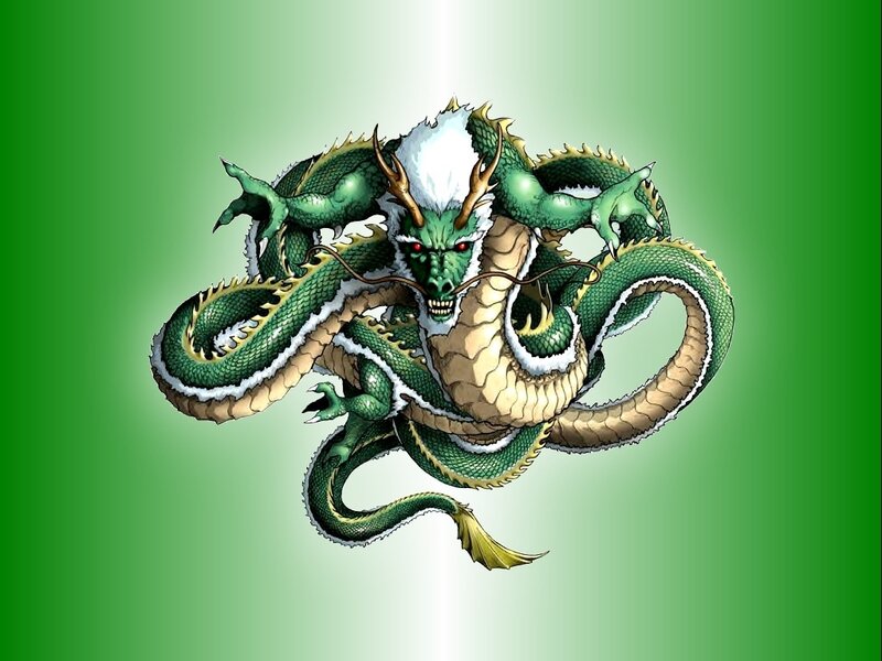 green dragon with white mane