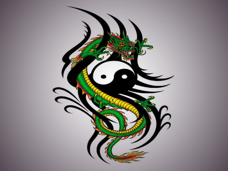 Green Dragon Yin-yang