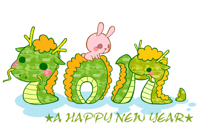 Green Dragons and Rabbit