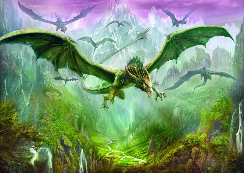 Green Dragons Flying