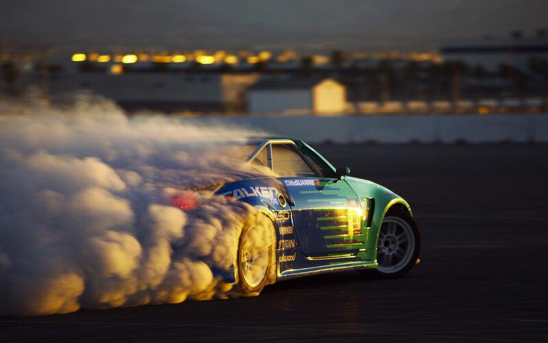 Green Drift Car