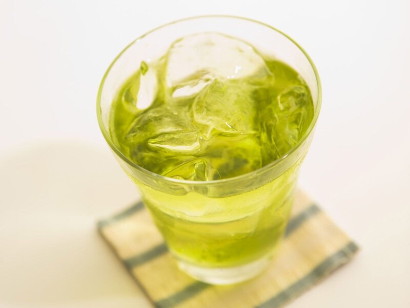 Green Drink with Ice — Glass