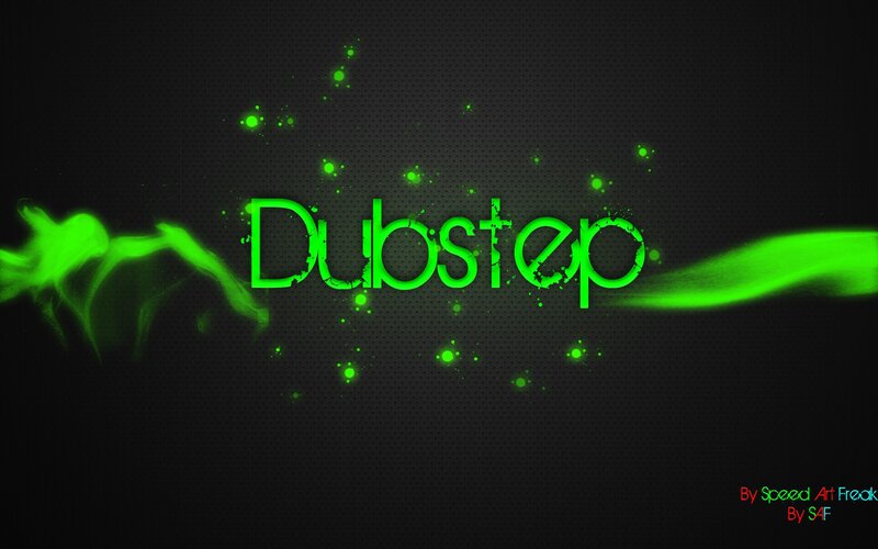 Green Dubstep Text