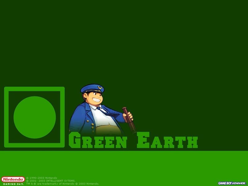 Green Earth game title screen